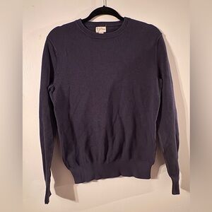 J. Crew Men's Dark Blue Crewneck Sweater